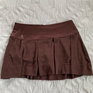 Brown adidas tennis skirt